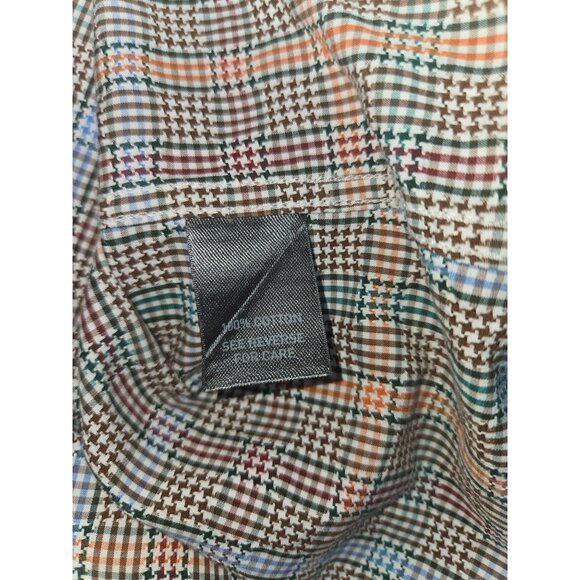 Johnston & Murphy Mens Tailored Fit Jacquard Dress Shirt XL - Picture 6 of 8